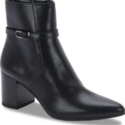 Tatum Leather Pointed Toe Booties