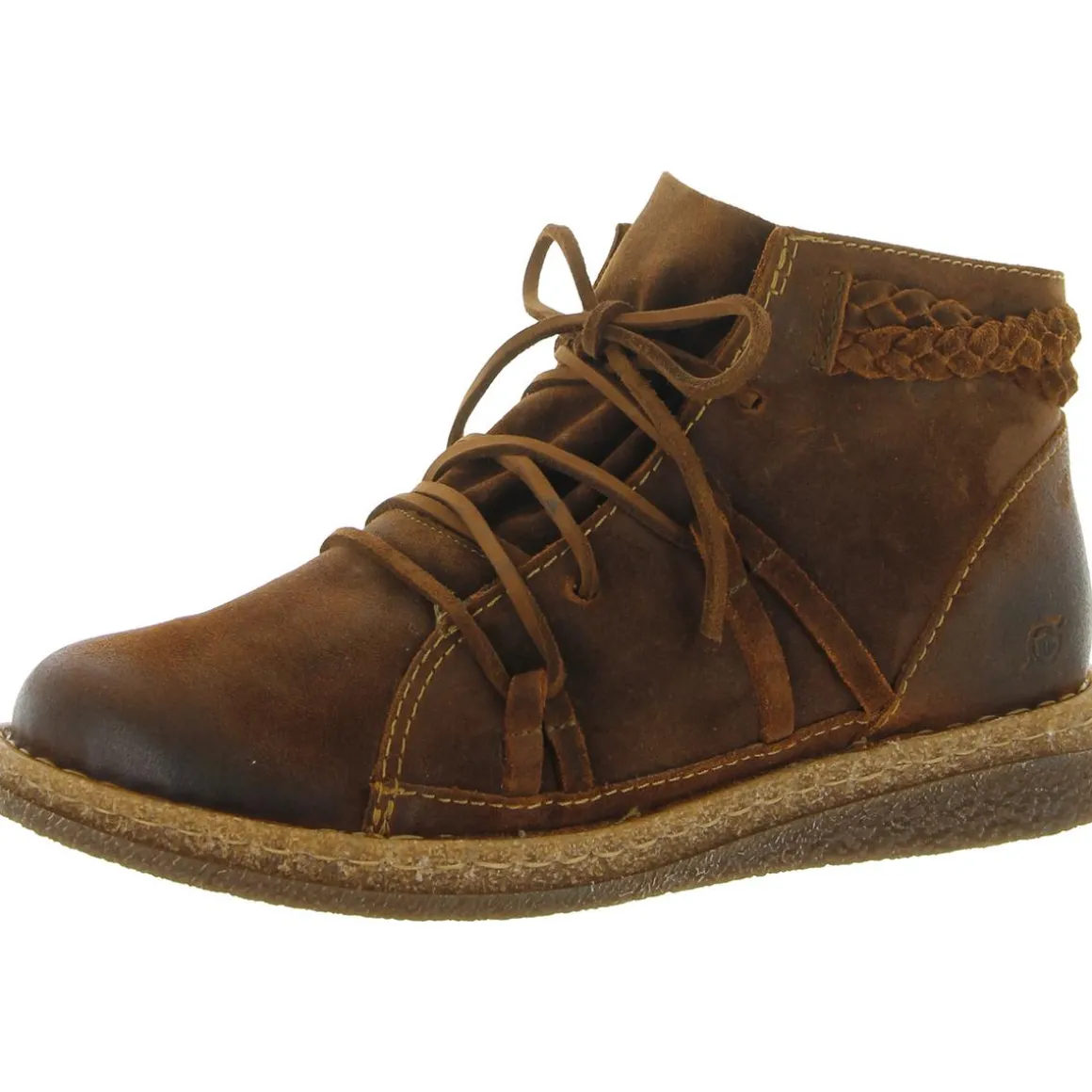 Temple II Distressed Leather Ankle Boots