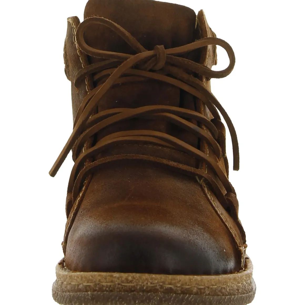 Temple II Distressed Leather Ankle Boots