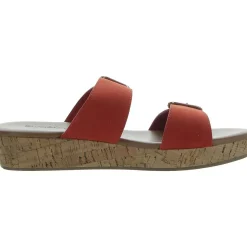 Temppestt Open Toe Double Buckl Slide Sandals