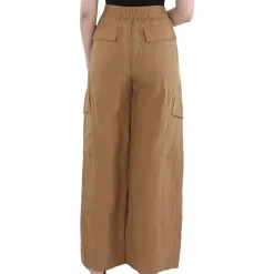 Tencel Wide Leg Cargo Pants
