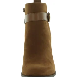 Tenley Zipper Square Toe Booties