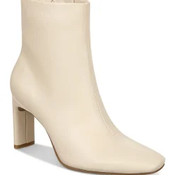 Terrie Zipper Block Heel Ankle Boots