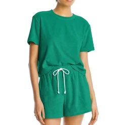 Terry Cloth Crewneck Cropped