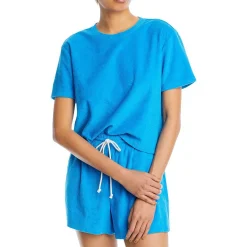 Terry Cloth Crewneck Cropped