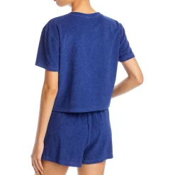 Terry Cloth Crewneck Cropped