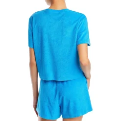 Terry Cloth Crewneck Cropped