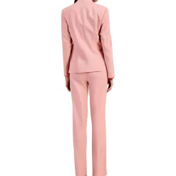 Textured One-Button Blazer