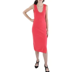 Textured Cotton Sweaterdress