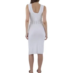 Textured Cotton Sweaterdress