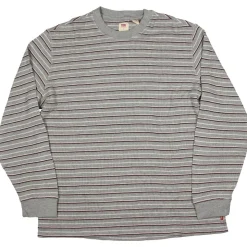 Textured Crew Neck Crewneck Sweater