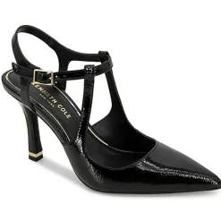 Textured Faux Leather Ankle Strap