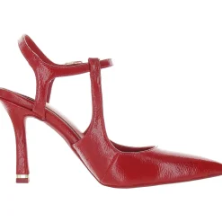 Textured Faux Leather Ankle Strap