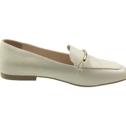 Textured Faux Leather Loafers