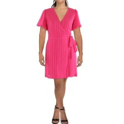 Textured Gauze Mini Dress