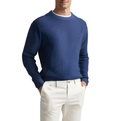 Textured Knit Pullover Sweater