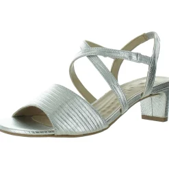 Textured Leather Ankle Strap