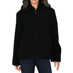 Textured Sherpa Teddy Coat