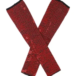 Textured Wool Fingerless Gloves