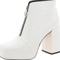 The Uplift Bootie Zipper Faux Leather Booties