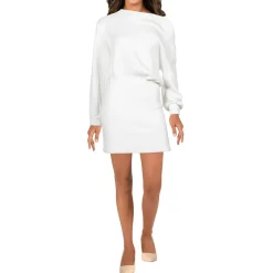 Thea Envelope Neck Mini Sweaterdress