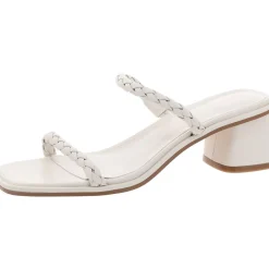 Thoral Leather Square Toe Slide Sandals