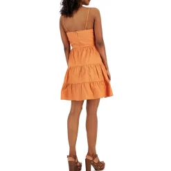 Tie Front Mini Mini Dress