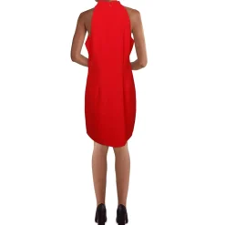 Tie Neck Short Halter Dress