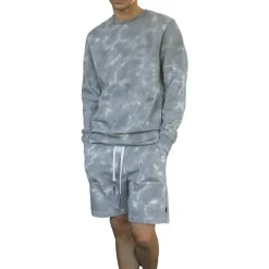 Tie-Dye Cotton Casual Shorts