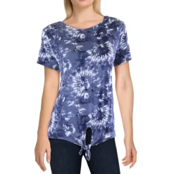 Tie-Dye Rayon Pullover Top