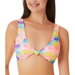 Tie-Dye V-Neck Bikini Swim top