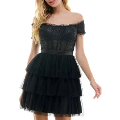 Tiered Fit & Flare Dress