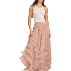 Tiered Maxi Skirt