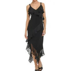 Tiered Ruffles Maxi Dress