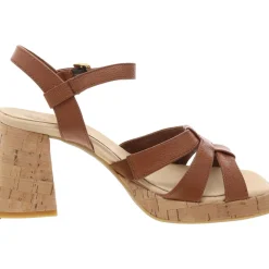 Tina Slip On Open Toe Platform Sandals