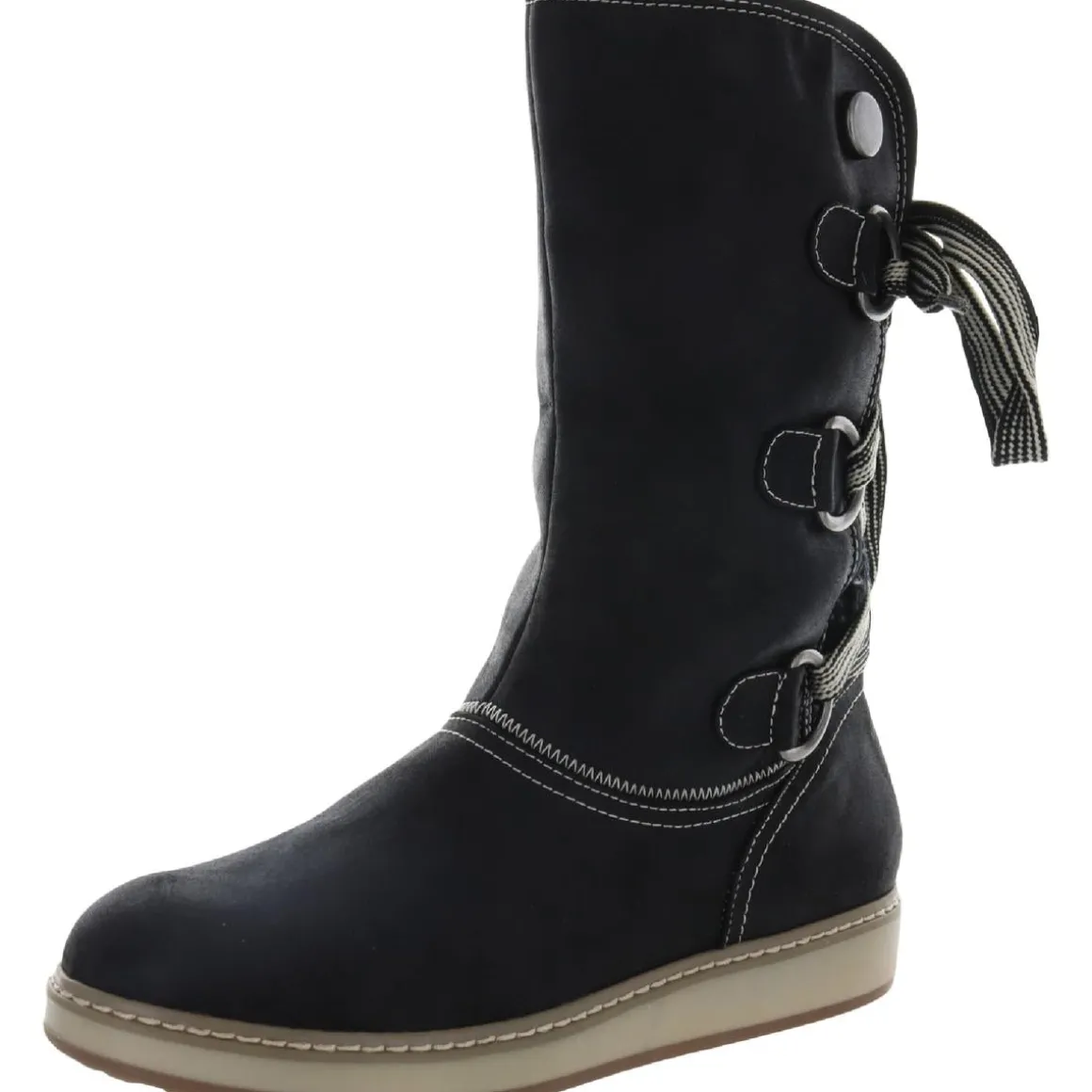 Tivia Lace-Up Mid-Calf Boots