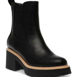 TOBIAS Padded Insole Block Heel Chelsea Boots