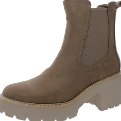 TOBIAS Padded Insole Block Heel Chelsea Boots