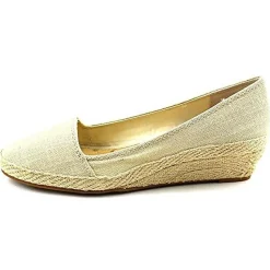 Tomlinn Canvas Slip On Wedge Heels