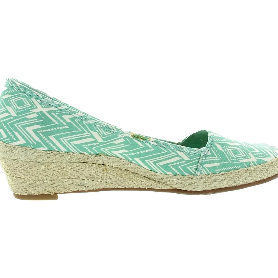 Tomlinn Canvas Slip On Wedge Heels