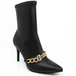 Tommi Faux Leather Pointed Toe Ankle Boots