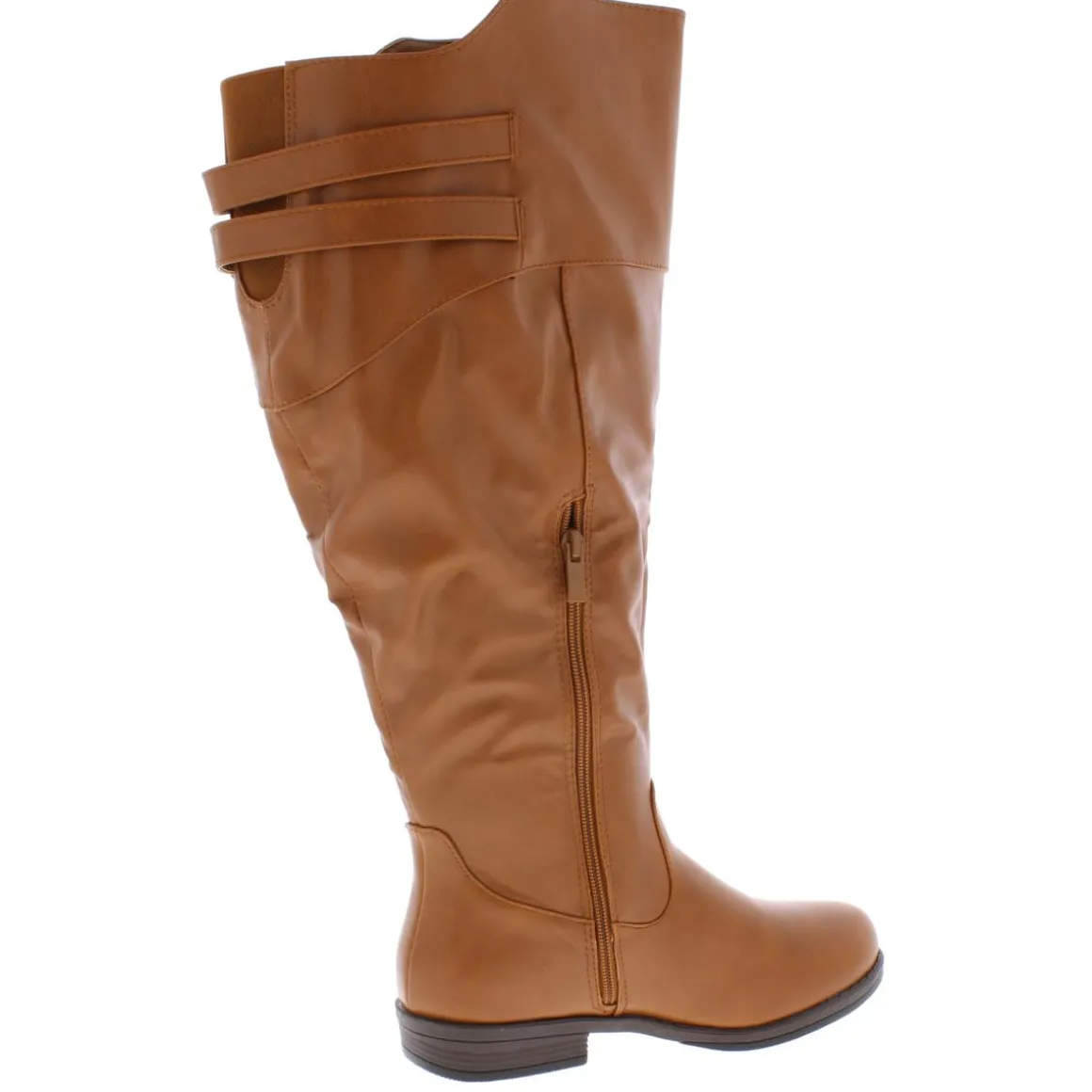 Tori Faux Leather Wide Calf Knee-High Boots