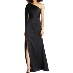 Tori Pleated Evening Dress
