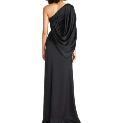 Tori Pleated Evening Dress