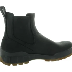 Track 25 Mixed Media Leather Chelsea Boots