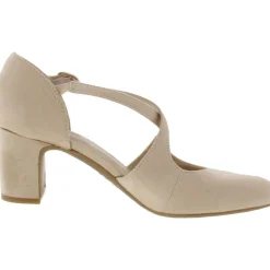 Tracy Buckled Round Toe Block Heels