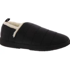 Tranquil Nylon Faux Fur Lined Loafer Slippers