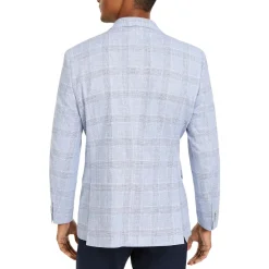 Trevor Linen Blend Plaid Sportcoat