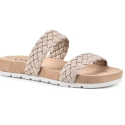 Truly Braided Cushioned Footbed Slide Sandals