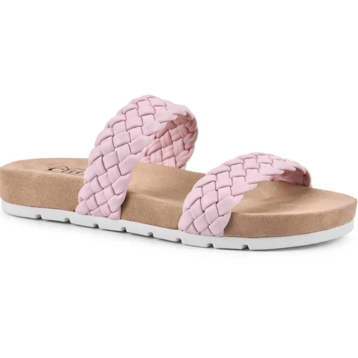Truly Braided Cushioned Footbed Slide Sandals